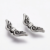 Tibetan Style Alloy Angel Wing Beads LS-TIBEB-4999-AS-NR-2