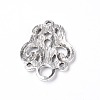 Alloy Hook Button PALLOY-WH0082-64-4