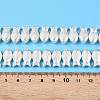 Transparent Spray Painted Glass Beads Strands GLAA-N001-44-5