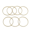 7Pcs Vacuum Plating PVD Vacuum Plating 201 Stainless Steel Bangles Sets BJEW-F476-06G-01-3