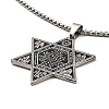 Non-Tarnish 201 Stainless Steel Pendant Necklaces NJEW-B095-01-1