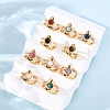 304 Stainless Steel Adjustable Open Cuff Rings RJEW-A071-14G-1