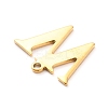 PVD Vacuum Plating  304 Stainless Steel Charms STAS-H112-W-G-3