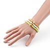 3Pcs 3 Styles Polymer Clay Heishi Beads Stretch Bracelets Sets BJEW-JB05920-5