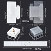 DIY Rectangle PVC with Paper Soap Packaging Boxes AJEW-WH0240-29-6