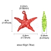 50g Transparent Acrylic Pendants TACR-YW0001-70-4
