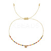 Bohemian Style Brass Charm Bracelets JG3497-13-1
