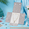 Portable Travel Velvet Pearl Necklaces Flap Carring Cases TP-WH0025-01C-4