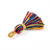 Polycotton(Polyester Cotton) Tassel Pendant Decorations FIND-N006-01A-2