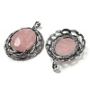 Natural Rose Quartz Big Pendants G-C104-01E-AS-2
