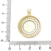 Brass Micro Pave Cubic Zirconia Pendants KK-H539-17A-4