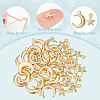40Pcs 2 Style Brass Charms KK-HY0001-95-4