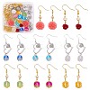 DIY Heart Drop Earring Making Kit DIY-SZ0007-66-1