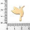 304 Stainless Steel Enamel Pendants LS-STAS-G374-01G-08-3