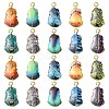 30Pcs 10 Styles Rack Plating Alloy Pendants ENAM-CJ0004-71-1