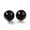 (Defective Closeout Sale: Damaged Hole Edge) Natural Black Onyx(Dyed & Heated) Beads LS-G-XCP0001-22-2