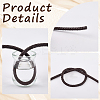 5M Braided Round PU Leather Jewelry Cord OCOR-GF0004-96B-02-5
