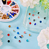 Pointed Back Glass Rhinestone Cabochons RGLA-YS0001-04C-7