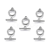 Non-Tarnish 201 Stainless Steel Toggle Clasps STAS-N099-36-2