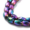 Electroplated Synthetic Non-magnetic Hematite Beads Strands G-P545-G02-02B-3
