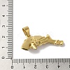 PVD Vacuum Plating 304 Stainless Steel Pendants X-STAS-B069-41G-02-3