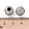 304 Stainless Steel Rhinestone European Beads STAS-A092-10P-P-3