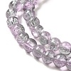 Spray Painted Crackle Glass Beads Strands CCG-Q002-6mm-02-3