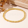 Minimalist Brass Round Beads Stretch Bracelets for Women OV6475-3-1