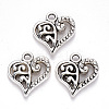 Tibetan Style Alloy Charms TIBEP-S319-084AS-RS-2