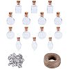 Glass Jar Glass Bottles AJEW-PH0015-06-2