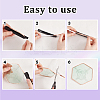 2Pcs 2 Styles Plastic Stained Copper Foiling Tool FIND-GA0004-18-3