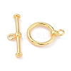 Rack Plating Brass Toggle Clasps KK-B036-17G-2