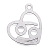 Non-Tarnish 304 Stainless Steel Pendants LS-STAS-M228-A01-01P-2