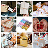 8 Bundles Polyester Glitter Power Ribbons OCOR-TA0002-93-9