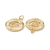 Brass Cubic Zirconia Pendants KK-G453-13G-3