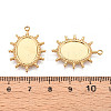 Non-Tarnish 304 Stainless Steel Pendant Cabochon Settings STAS-T065-90G-3
