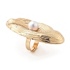 Oval Alloy Adjustable Rings for Women LS-RJEW-B108-05KCG-5