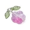 Transparent Normal Glass Pendants PALLOY-JF04571-02-4