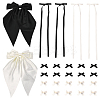 6 Styles Bowknot Polyester Hair Barrettes PHAR-SP0001-22A-1