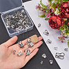 84pcs 7 styles U-Shaped 304 Stainless Steel Clasp STAS-SC0009-13-3