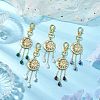 Alloy Moon & Sun Pendant Decorations HJEW-JM02002-2