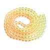 Baking Paint Transparent Glass Beads DGLA-M001-8mm-08-2