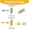 10 Bags Brass Magnetic Clasps with Loops KK-FS0002-02P-4