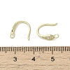 Brass Micro Pave Cubic Zirconia Earring Hooks KK-C048-14J-G-3