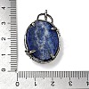 Dyed Natural Lapis Lazuli Pendants G-Z101-02AS-09-6
