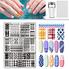 Plastic Nail Art Image Templates AJEW-UN0002-49C-1