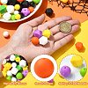 Halloween Theme 100Pcs 18 Styles Silicone Beads SIL-CJ0002-36-3
