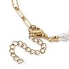 304 Stainless Steel Paperclip Chains Bracelets BJEW-TA00464-4