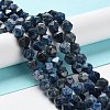 Natural Dumortierite Quartz Beads Strands G-G030-A04-02-2