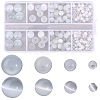 190Pcs 4 Styles Cat Eye Beads GLAA-PA0001-40B-1